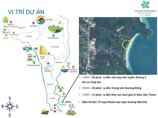 vị tr&iacute; premier residences ph&uacute; quốc emerald bay