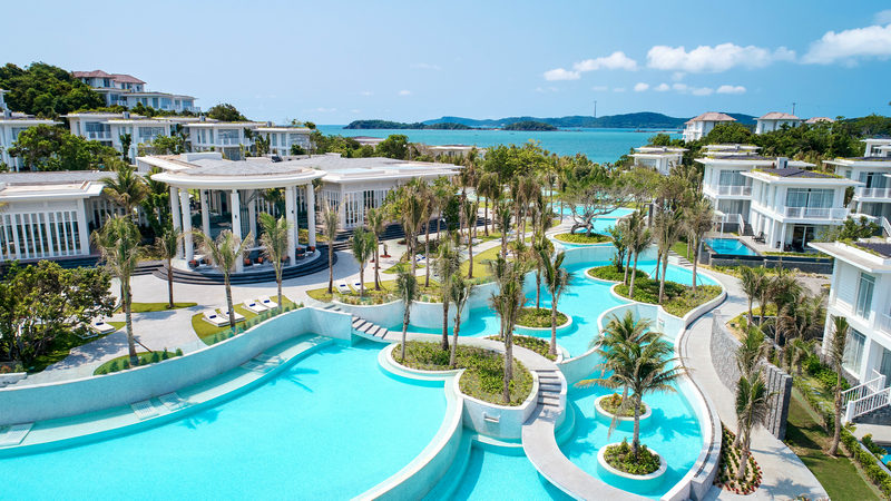 bể bơi premier village ph&uacute; quốc resort