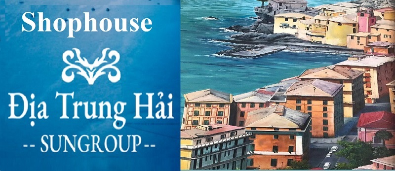 thị trấn shophouse địa trung hải sungroup