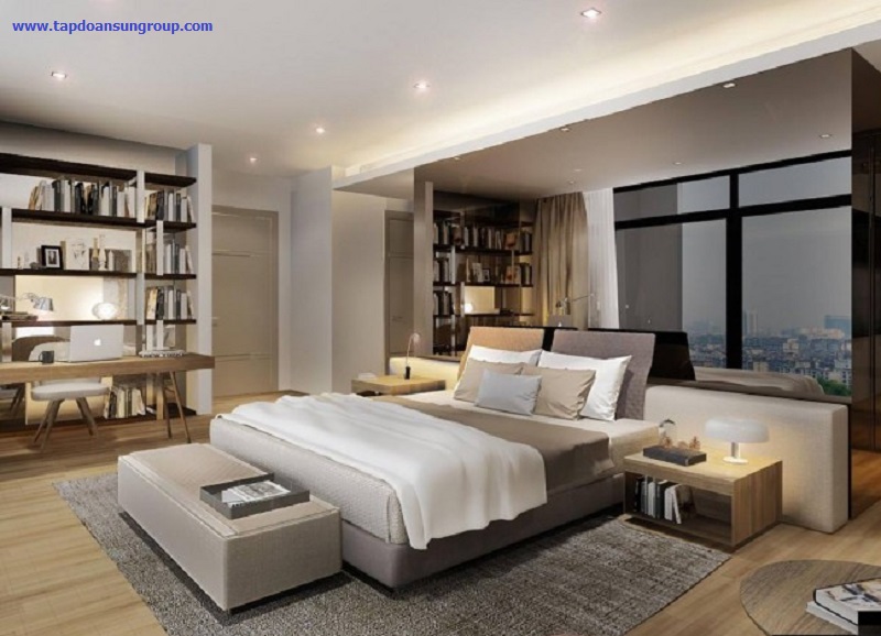 ph&ograve;ng ngủ chung cư 31 l&aacute;ng hạ