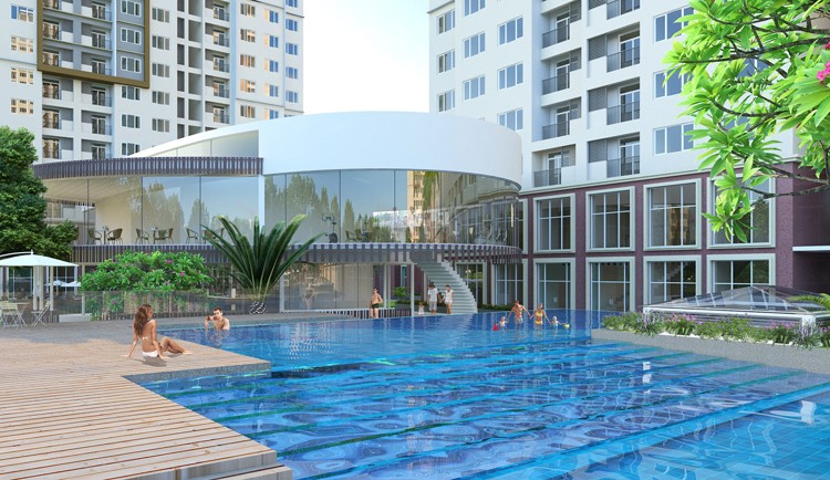 bể bơi chung cư 31 l&aacute;ng hạ