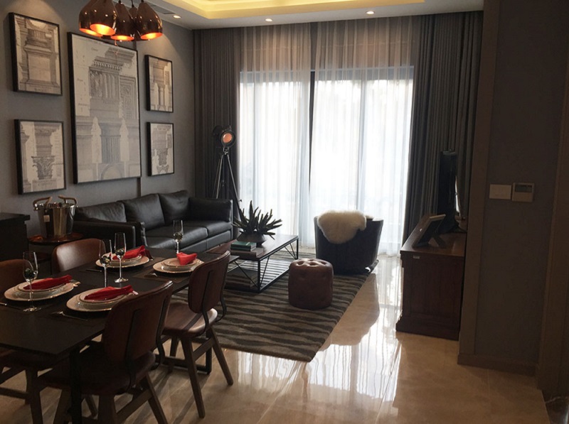 căn hộ mẫu chung cư 31 l&aacute;ng hạ