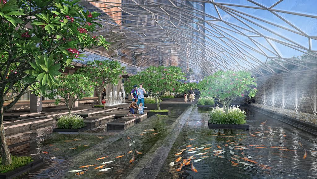 cảnh quan chung cư 31 L&aacute;ng hạ