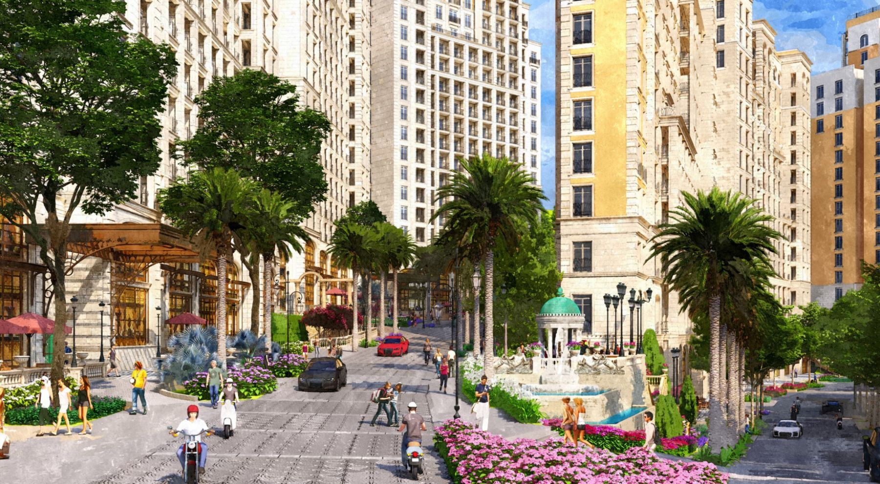 sun grand city hillside