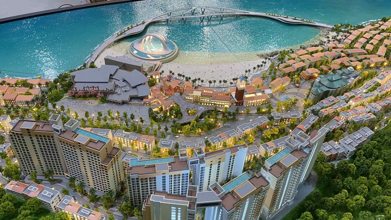 sun grand city hillside view biển