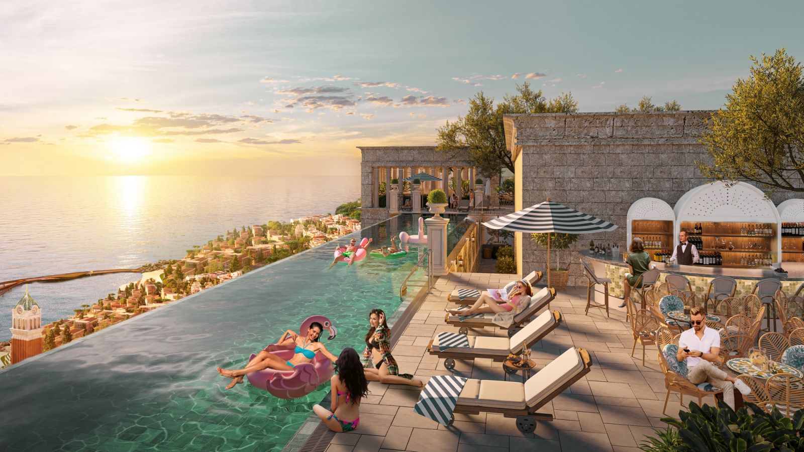 view đại dương the sea hillside ph&uacute; quốc