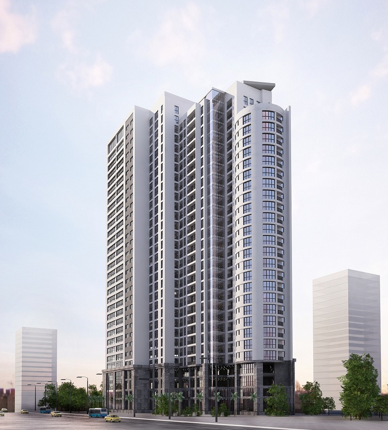 phối cảnh chung cư sun group văn cao