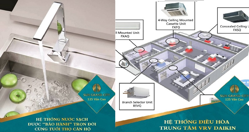 hệ thống nước sạch chung cư 125 văn cao