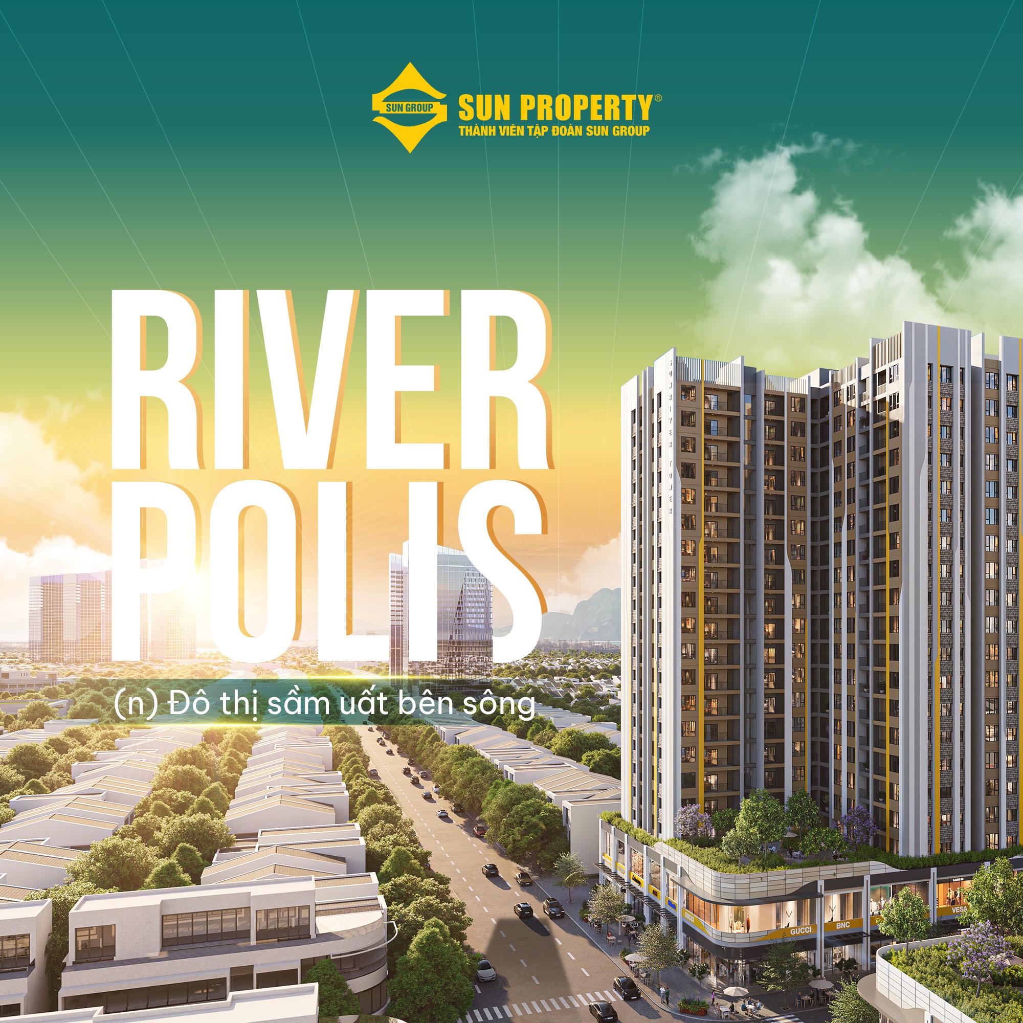 &yacute; nghĩa t&ecirc;n gọi sun riverpolis