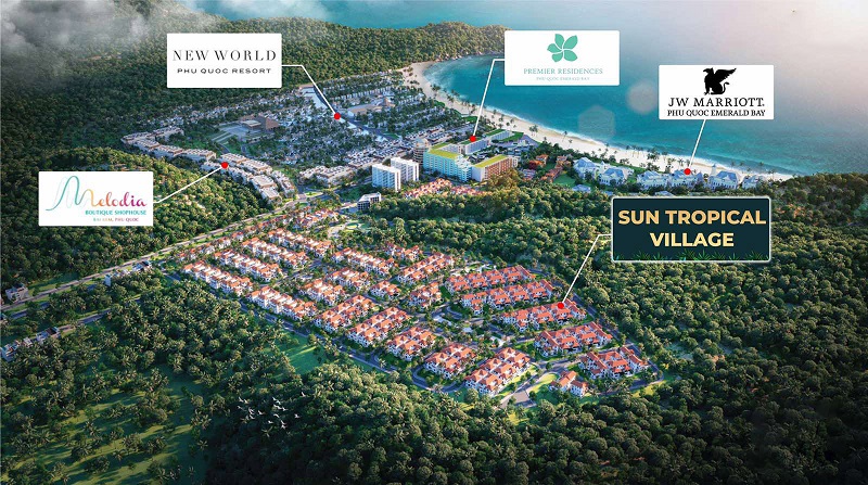 vị tr&iacute; sun tropical village