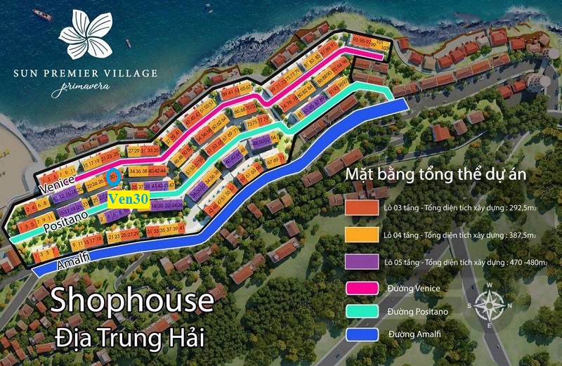 Shophouse Sun Group Địa trung hải