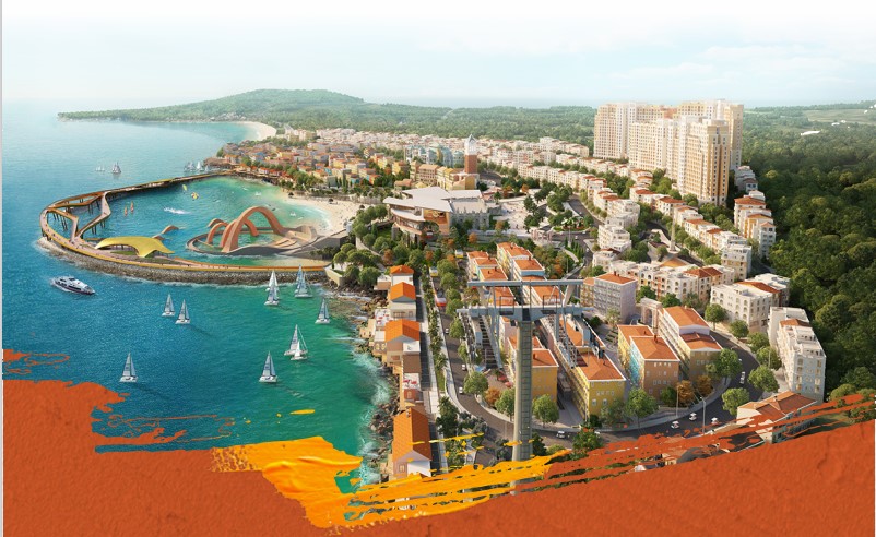 thị trấn shophouse địa trung hải