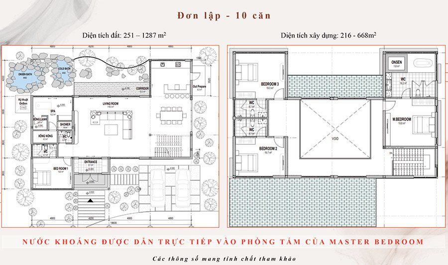 biệt thự đơn lập sun onsen village