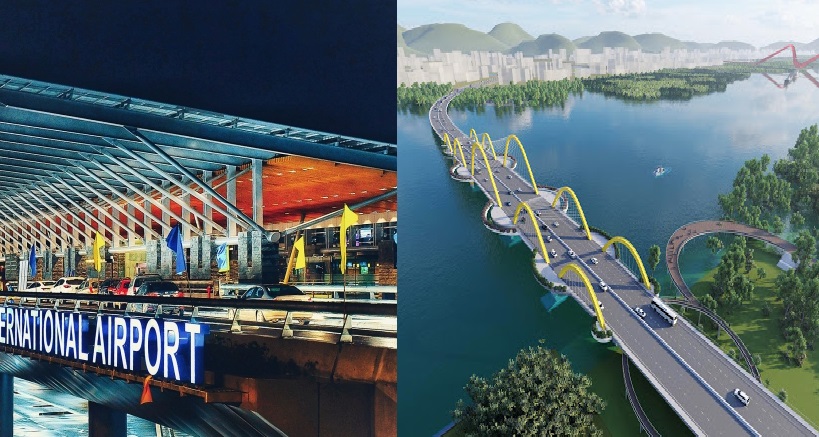 cảng h&agrave;ng kh&ocirc;ng, cầu cửa lục