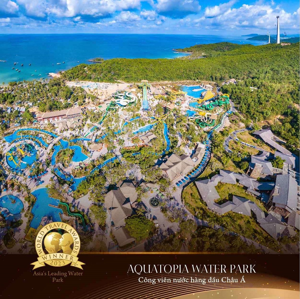 giải thưởng c&ocirc;ng vi&ecirc;n aquatopia