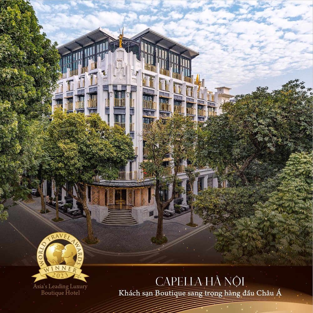 giải thưởng kh&aacute;ch sạn capella h&agrave; nội