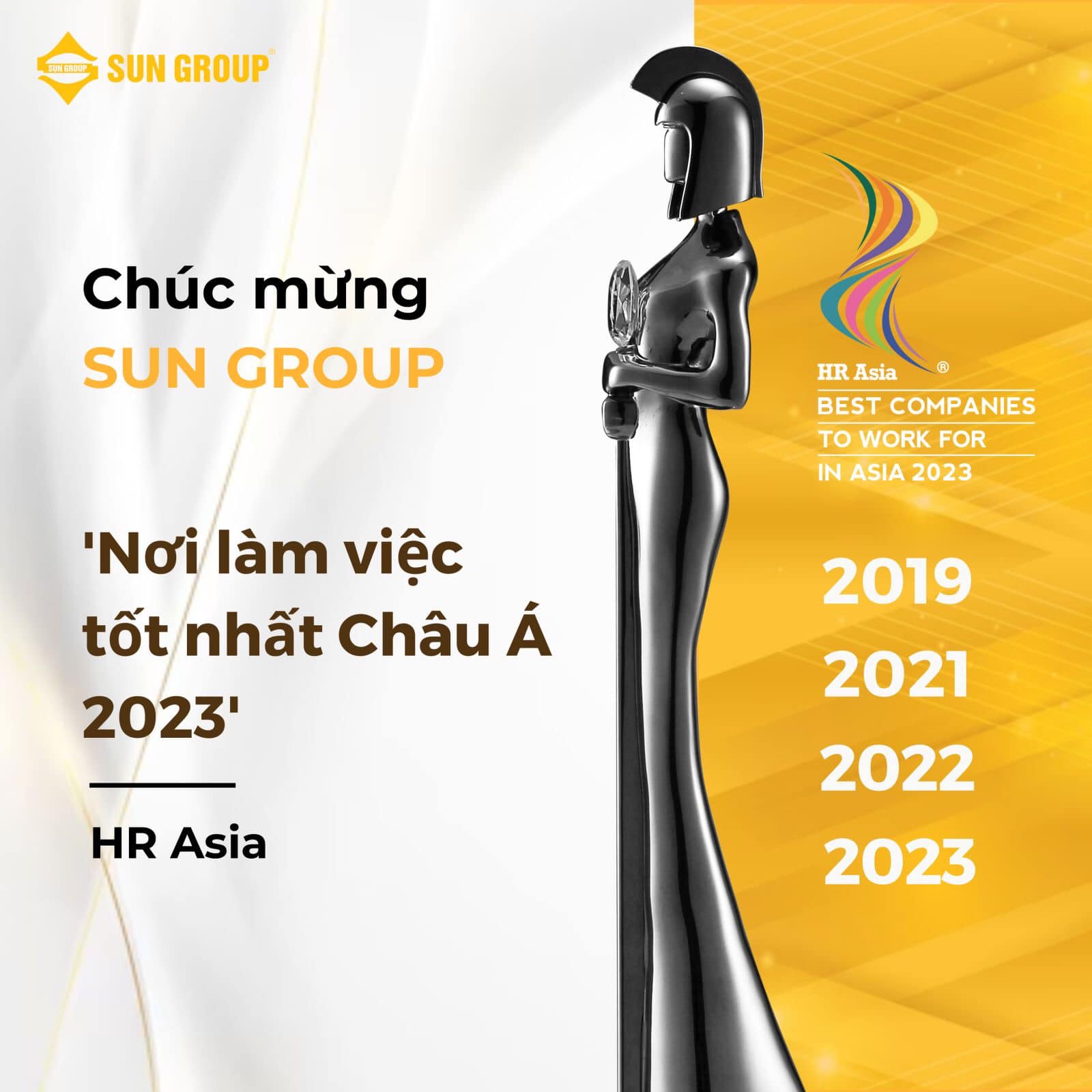 sun group đạt giải hr asia awards sun group đạt giải hr asia awards